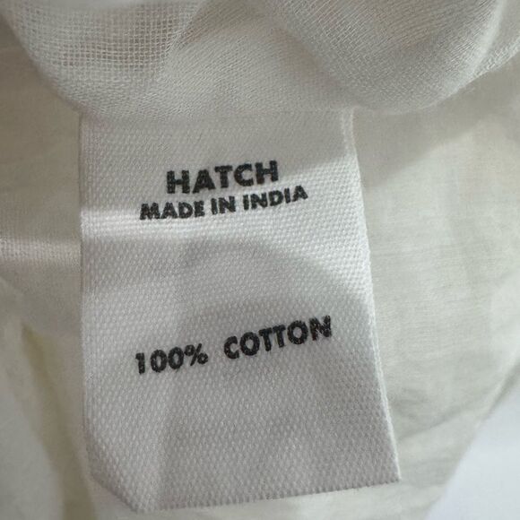 NWT Hatch The Carolina Maternity Dress in White Gauze Cotton - Picture 16 of 16